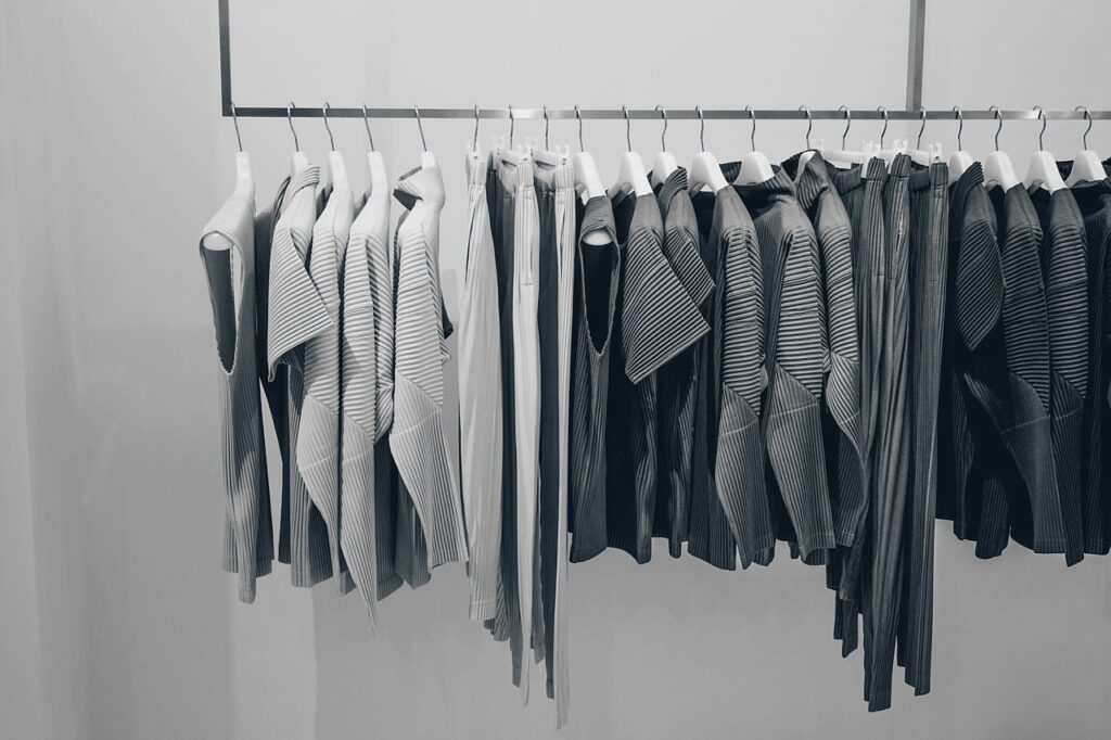 premium clothes on a hanger